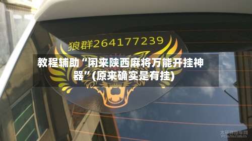 教程辅助“闲来陕西麻将万能开挂神器	”(原来确实是有挂)-第2张图片