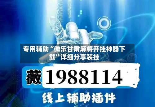 专用辅助“微乐甘肃麻将开挂神器下载”详细分享装挂-第3张图片