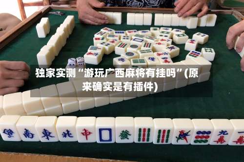 独家实测“游玩广西麻将有挂吗	”(原来确实是有插件)-第1张图片