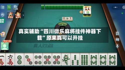 真实辅助“四川微乐麻将挂件神器下载	”原来真可以开挂-第2张图片