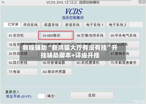 教程辅助“新鸿狐大厅有没有挂”开挂辅助脚本+详细开挂-第2张图片