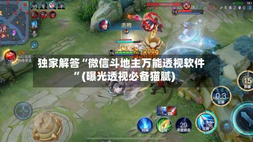 独家解答“微信斗地主万能透视软件	”(曝光透视必备猫腻)-第2张图片