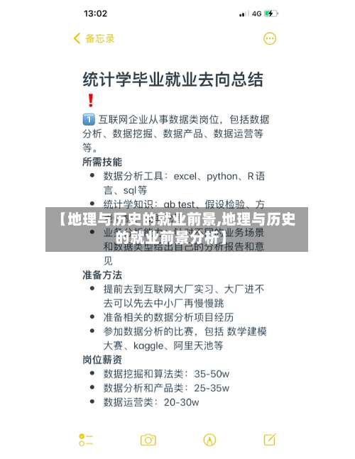 【地理与历史的就业前景,地理与历史的就业前景分析】-第1张图片