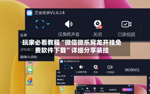玩家必看教程“微信微乐窝龙开挂免费软件下载	”详细分享装挂-第1张图片