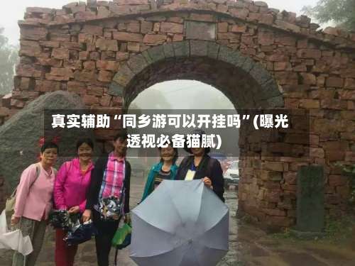 真实辅助“同乡游可以开挂吗	”(曝光透视必备猫腻)-第1张图片