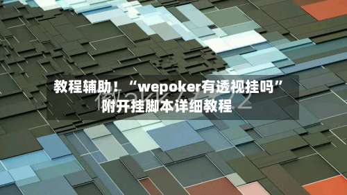 教程辅助！“wepoker有透视挂吗”附开挂脚本详细教程-第3张图片