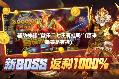 辅助神器“微乐二七王有挂吗”(原来确实是有挂)-第3张图片