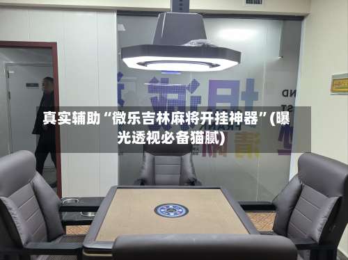 真实辅助“微乐吉林麻将开挂神器”(曝光透视必备猫腻)-第1张图片