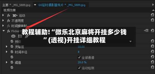 教程辅助!“微乐北京麻将开挂多少钱”(透视)开挂详细教程-第1张图片