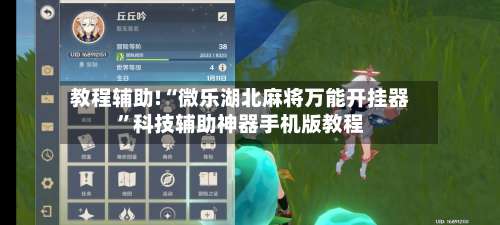 教程辅助!“微乐湖北麻将万能开挂器	”科技辅助神器手机版教程-第2张图片