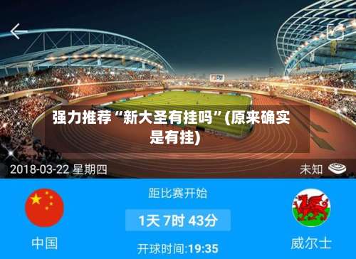 强力推荐“新大圣有挂吗”(原来确实是有挂)-第3张图片