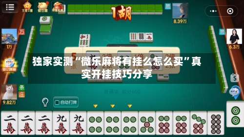 独家实测“微乐麻将有挂么怎么买”真实开挂技巧分享-第1张图片