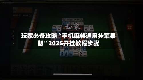 玩家必备攻略“手机麻将通用挂苹果版”2025开挂教程步骤-第2张图片