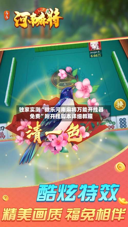 独家实测“微乐河南麻将万能开挂器免费”附开挂脚本详细教程-第3张图片