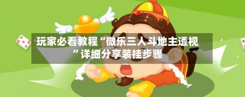 玩家必看教程“微乐三人斗地主透视	”详细分享装挂步骤-第1张图片