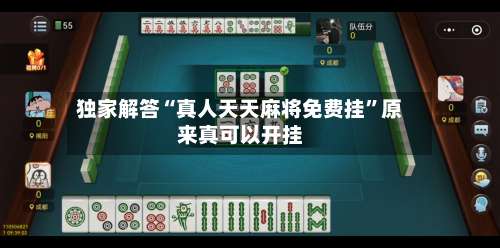 独家解答“真人天天麻将免费挂	”原来真可以开挂-第2张图片