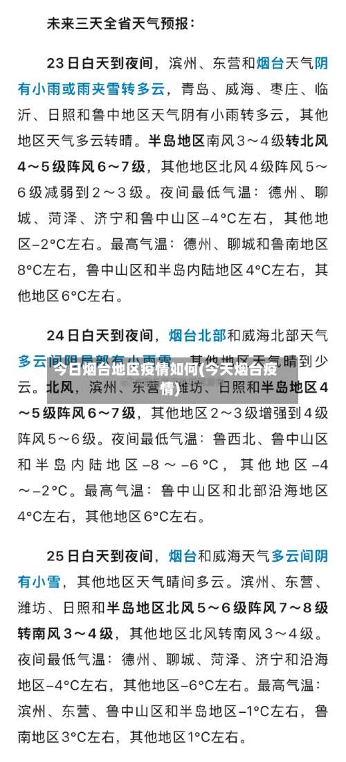 今日烟台地区疫情如何(今天烟台疫情)-第3张图片