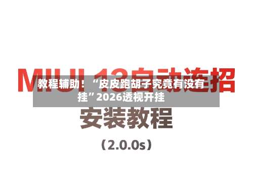 教程辅助！“皮皮跑胡子究竟有没有挂”2026透视开挂-第3张图片