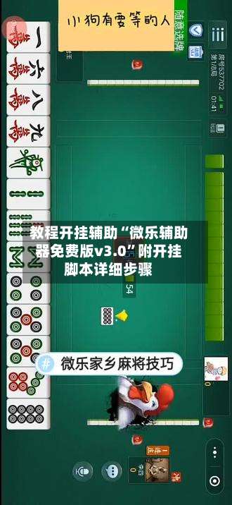 教程开挂辅助“微乐辅助器免费版v3.0”附开挂脚本详细步骤-第1张图片