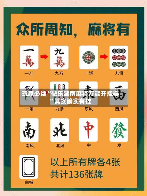 玩家必读“微乐湖南麻将万能开挂器	”其实确实有挂-第2张图片