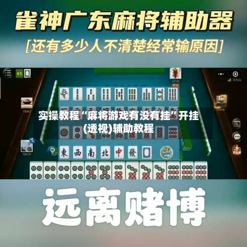 实操教程“麻将游戏有没有挂”开挂(透视)辅助教程-第3张图片