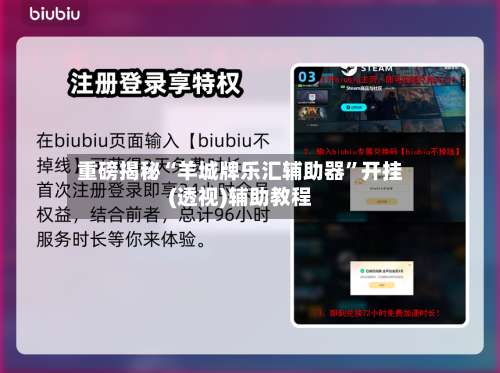 重磅揭秘“羊城牌乐汇辅助器”开挂(透视)辅助教程-第1张图片