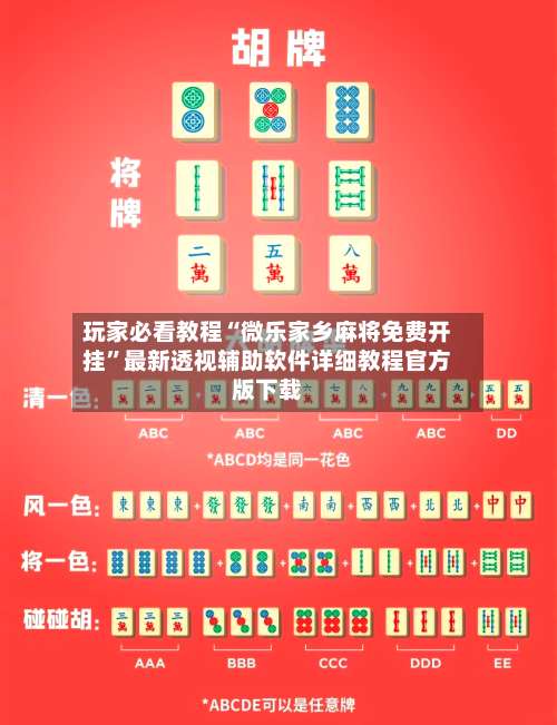 玩家必看教程“微乐家乡麻将免费开挂”最新透视辅助软件详细教程官方版下载-第1张图片