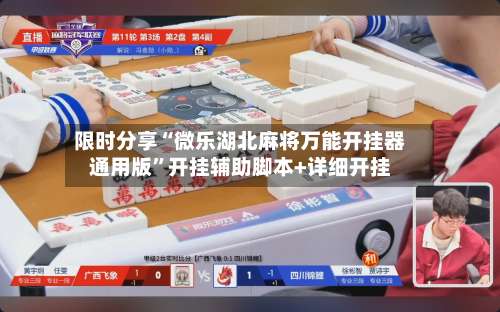 限时分享“微乐湖北麻将万能开挂器通用版	”开挂辅助脚本+详细开挂-第3张图片