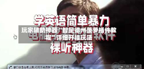 玩家辅助神器“智星德州菠萝插件教程”详细开挂玩法-第1张图片