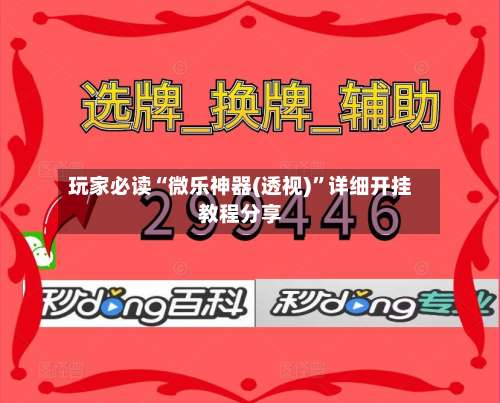玩家必读“微乐神器(透视)”详细开挂教程分享-第2张图片