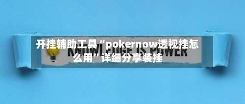 开挂辅助工具“pokernow透视挂怎么用	”详细分享装挂-第1张图片