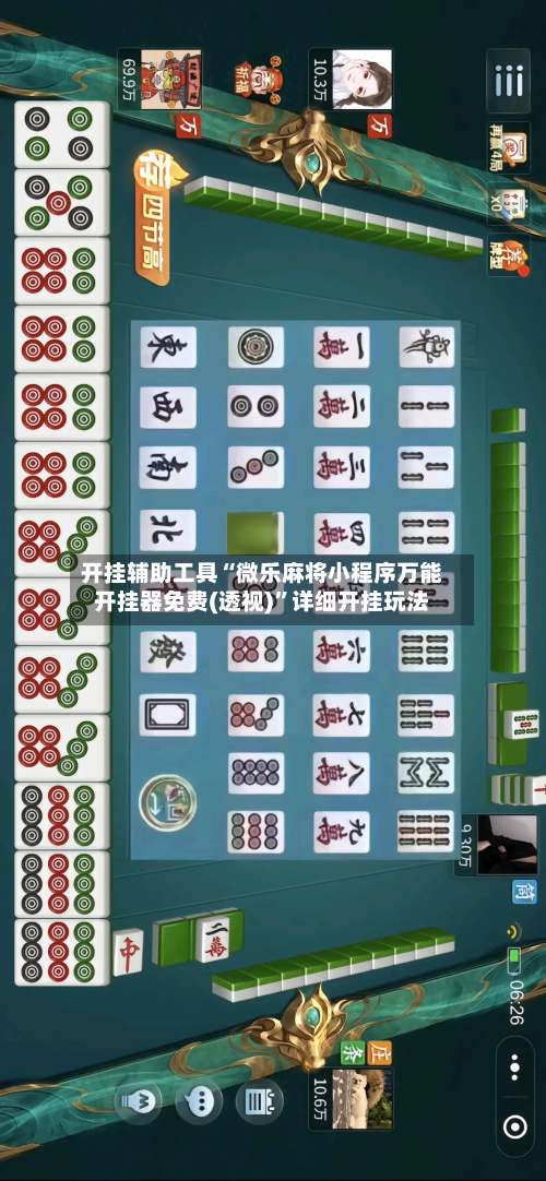 开挂辅助工具“微乐麻将小程序万能开挂器免费(透视)”详细开挂玩法-第3张图片