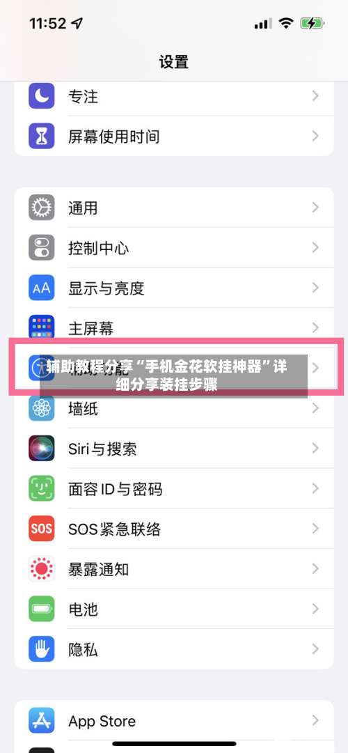 辅助教程分享“手机金花软挂神器”详细分享装挂步骤-第1张图片