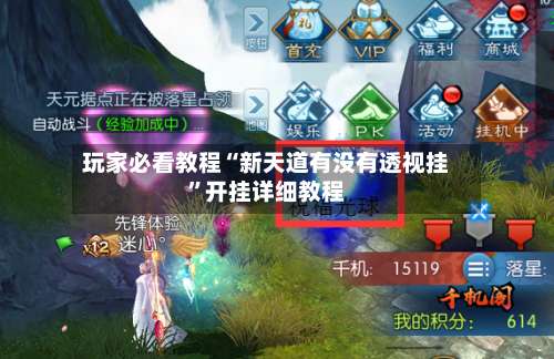 玩家必看教程“新天道有没有透视挂”开挂详细教程-第3张图片