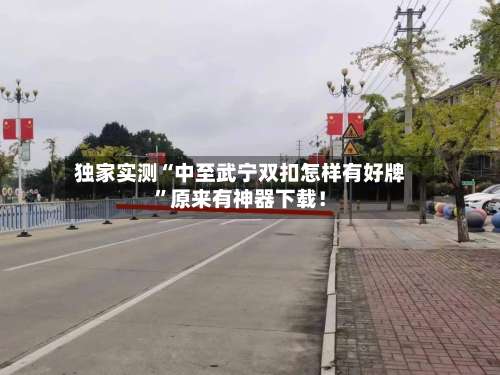 独家实测“中至武宁双扣怎样有好牌”原来有神器下载！-第1张图片