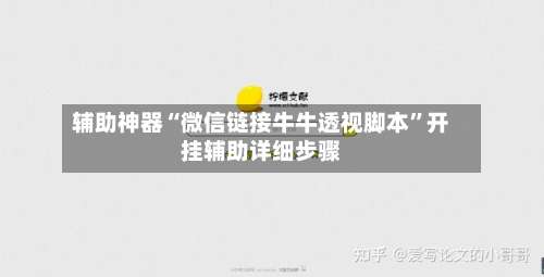 辅助神器“微信链接牛牛透视脚本”开挂辅助详细步骤-第2张图片