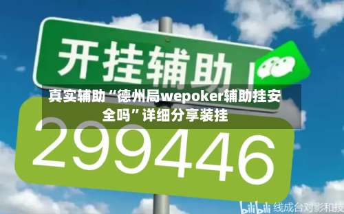 真实辅助“德州局wepoker辅助挂安全吗”详细分享装挂-第3张图片