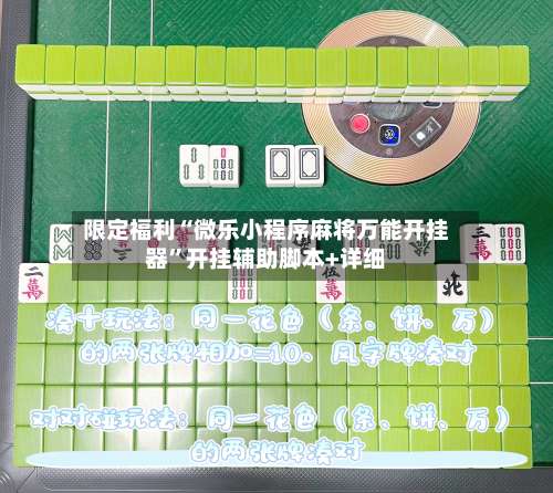 限定福利“微乐小程序麻将万能开挂器”开挂辅助脚本+详细-第1张图片