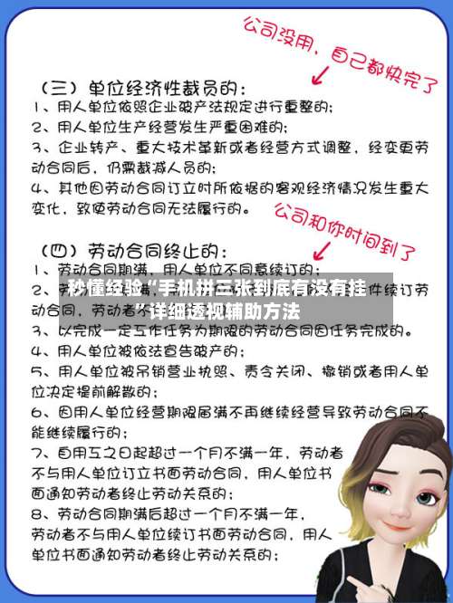 秒懂经验“手机拼三张到底有没有挂”详细透视辅助方法-第2张图片