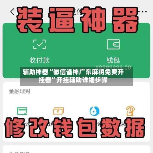 辅助神器“微信雀神广东麻将免费开挂器	”开挂辅助详细步骤-第2张图片