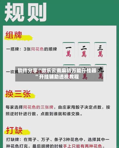 软件分享“微乐云南麻将万能开挂器	”开挂辅助透视教程-第2张图片