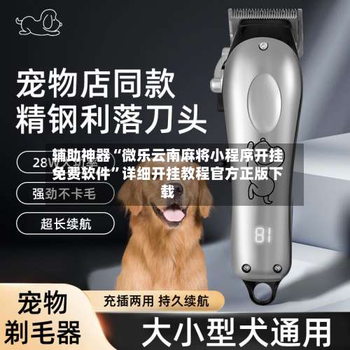 辅助神器“微乐云南麻将小程序开挂免费软件”详细开挂教程官方正版下载-第1张图片