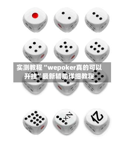 实测教程“wepoker真的可以开挂”最新辅助详细教程-第2张图片