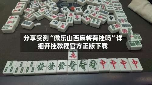 分享实测“微乐山西麻将有挂吗”详细开挂教程官方正版下载-第3张图片