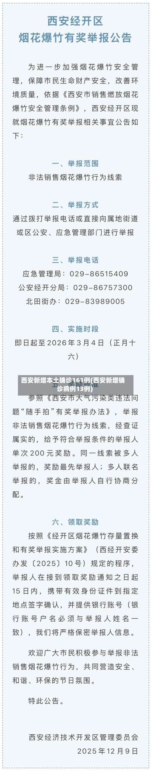 西安新增本土确诊161例(西安新增确诊病例13例)-第1张图片