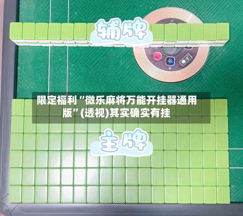 限定福利“微乐麻将万能开挂器通用版”(透视)其实确实有挂-第2张图片