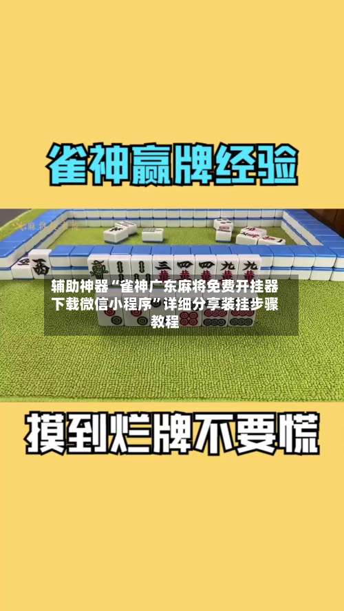 辅助神器“雀神广东麻将免费开挂器下载微信小程序”详细分享装挂步骤教程-第1张图片