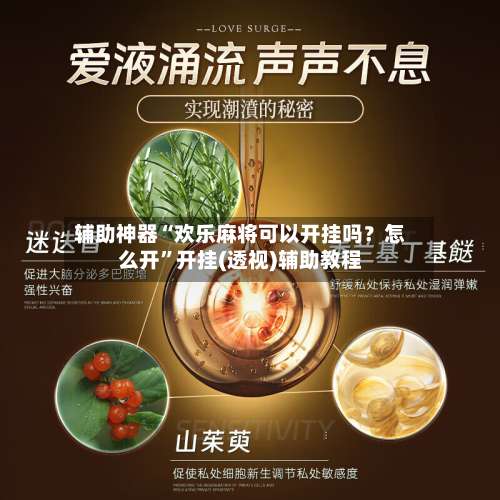 辅助神器“欢乐麻将可以开挂吗？怎么开”开挂(透视)辅助教程-第1张图片