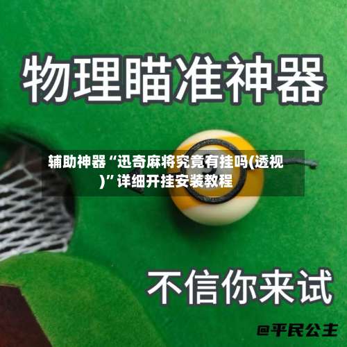 辅助神器“迅奇麻将究竟有挂吗(透视)”详细开挂安装教程-第2张图片