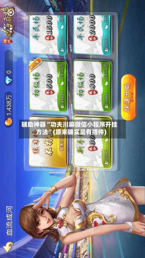 辅助神器“功夫川麻微信小程序开挂方法	”(原来确实是有插件)-第1张图片